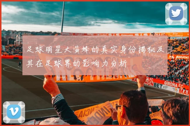 足球明星大黄蜂的真实身份揭秘及其在足球界的影响力分析