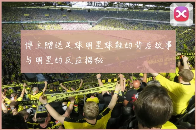 博主赠送足球明星球鞋的背后故事与明星的反应揭秘