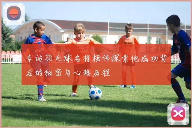专访羽毛球名将杨伟探索他成功背后的秘密与心路历程